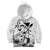 Japan And Hawaii Kid Hoodie Sakura Koi Fish Hawaiian Lei Kanaka - Polynesian Pride
