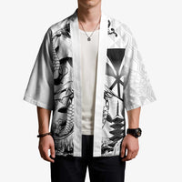 Japan And Hawaii Kimono Sakura Koi Fish Hawaiian Lei Kanaka - Polynesian Pride