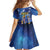 Japan Obon Festival Family Matching Off Shoulder Short Dress and Hawaiian Shirt Sakura Lanterns With Bon Dance - Polynesian Pride