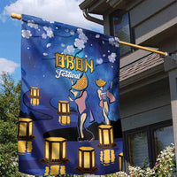Japan Obon Festival Garden Flag Sakura Lanterns With Bon Dance - Polynesian Pride