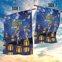 Japan Obon Festival Garden Flag Sakura Lanterns With Bon Dance - Polynesian Pride