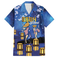 Japan Obon Festival Hawaiian Shirt Sakura Lanterns With Bon Dance - Polynesian Pride