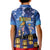 Japan Obon Festival Kid Polo Shirt Sakura Lanterns With Bon Dance - Polynesian Pride