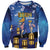 Japan Obon Festival Sweatshirt Sakura Lanterns With Bon Dance - Polynesian Pride