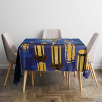 Japan Obon Festival Tablecloth Sakura Lanterns With Bon Dance - Polynesian Pride