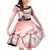 Personalised Japan Samurai Warrior Family Matching Off Shoulder Short Dress and Hawaiian Shirt Japanese Cherry Blossom Polynesian Pattern - Polynesian Pride