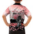 Personalised Japan Samurai Warrior Family Matching Summer Maxi Dress and Hawaiian Shirt Japanese Cherry Blossom Polynesian Pattern - Polynesian Pride