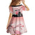 Personalised Japan Samurai Warrior Family Matching Summer Maxi Dress and Hawaiian Shirt Japanese Cherry Blossom Polynesian Pattern - Polynesian Pride