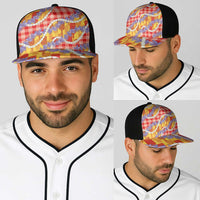 Hawaii Kahili Palaka Motifs Baseball Net Cap Hawaiian Honohono Pikake Lei