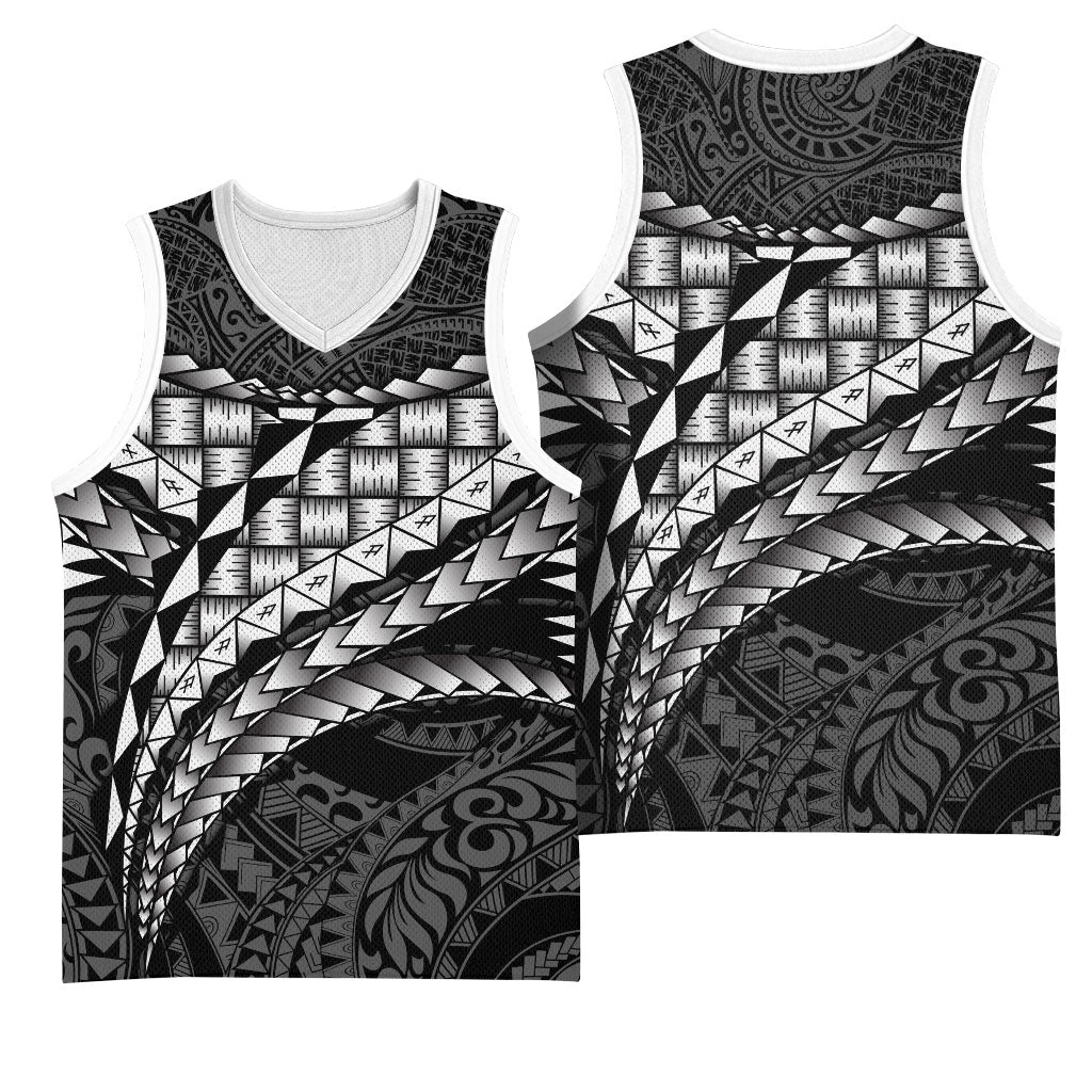 Hawaii Lauhala Tattoo Basketball Jersey Hawaiian Hala Leaf Weaving