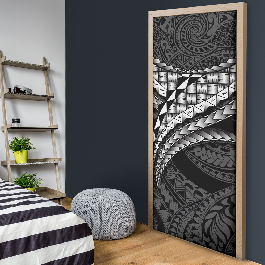 Hawaii Lauhala Tattoo Door Cover Hawaiian Hala Leaf Weaving