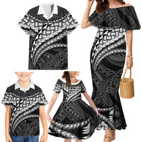 Hawaii Lauhala Tattoo Family Matching Mermaid Dress and Hawaiian Shirt Hawaiian Hala Leaf Weaving