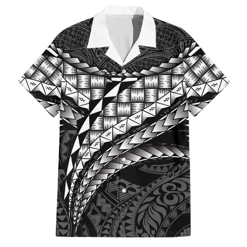 Hawaii Lauhala Tattoo Family Matching Puletasi and Hawaiian Shirt Hawaiian Hala Leaf Weaving