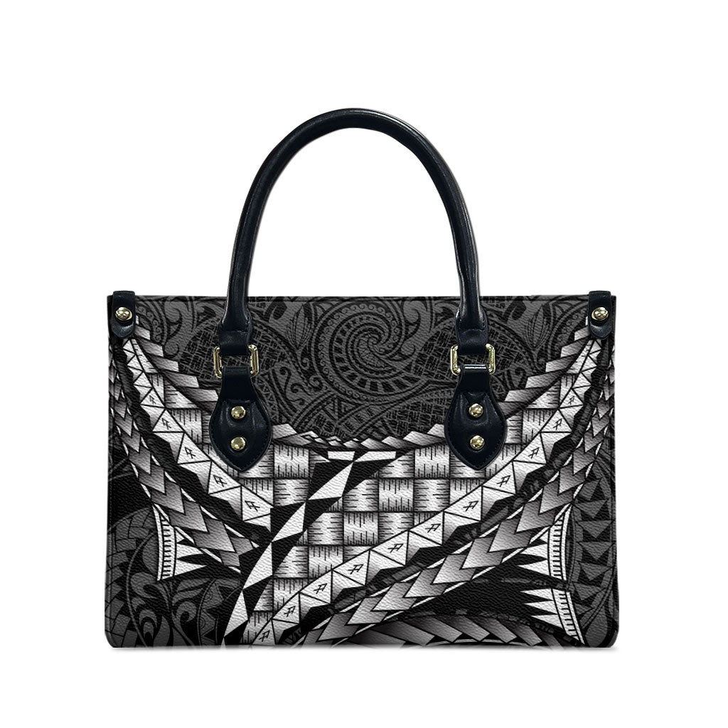 Hawaii Lauhala Tattoo Leather Bag Hawaiian Hala Leaf Weaving