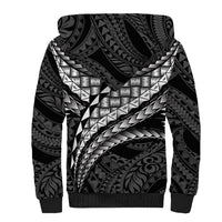 Hawaii Lauhala Tattoo Sherpa Hoodie Hawaiian Hala Leaf Weaving