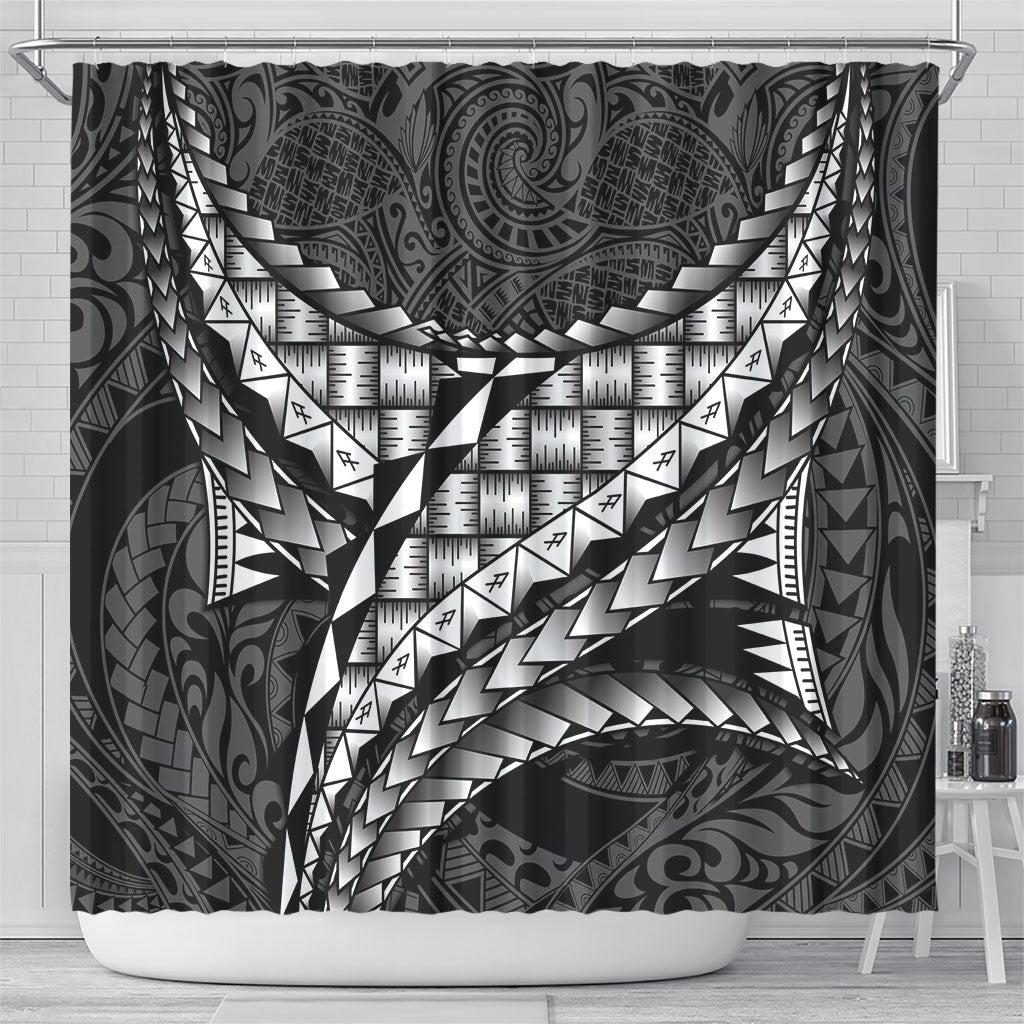 Hawaii Lauhala Tattoo Shower Curtain Hawaiian Hala Leaf Weaving