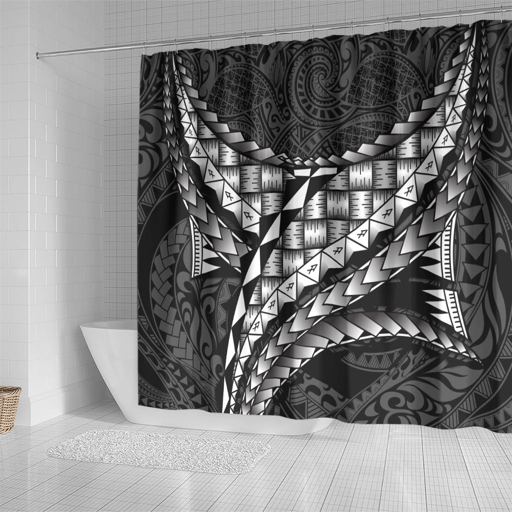Hawaii Lauhala Tattoo Shower Curtain Hawaiian Hala Leaf Weaving