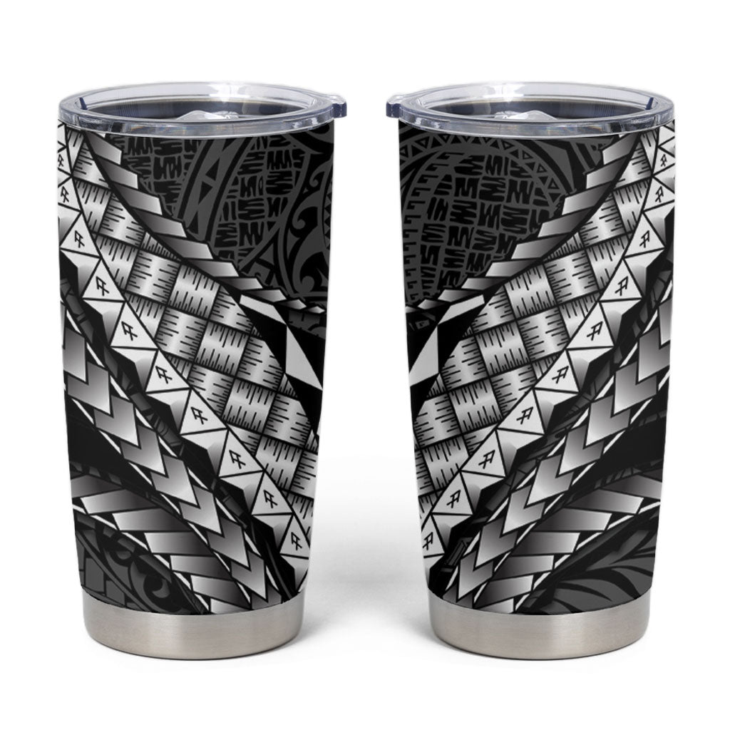 Hawaii Lauhala Tattoo Tumbler Cup Hawaiian Hala Leaf Weaving