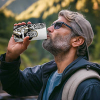 New Zealand Silver Fern Rugby 4 in 1 Can Cooler Tumbler All Black Maori Version White