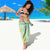 Baby Green Gradient Polynesia Sarong Hawaiian Tribal Hammerhead Shark Tattoo