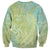 Baby Green Gradient Polynesia Sweatshirt Hawaiian Tribal Hammerhead Shark Tattoo