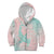 Baby Pink Gradient Polynesia Kid Hoodie Hawaiian Tribal Hammerhead Shark Tattoo