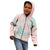 Baby Pink Gradient Polynesia Kid Hoodie Hawaiian Tribal Hammerhead Shark Tattoo