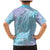 Baby Blue Gradient Polynesia Family Matching Mermaid Dress and Hawaiian Shirt Hawaiian Tribal Hammerhead Shark Tattoo