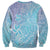 Baby Blue Gradient Polynesia Sweatshirt Hawaiian Tribal Hammerhead Shark Tattoo