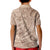 Pink Gradient Polynesia Kid Polo Shirt Hawaiian Tribal Hammerhead Shark Tattoo