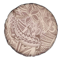 Pink Gradient Polynesia Spare Tire Cover Hawaiian Tribal Hammerhead Shark Tattoo