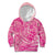 Beige Gradient Polynesia Kid Hoodie Hawaiian Tribal Hammerhead Shark Tattoo