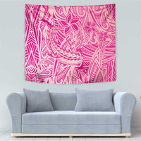 Beige Gradient Polynesia Tapestry Hawaiian Tribal Hammerhead Shark Tattoo