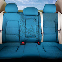 Blue Gradient Polynesia Back Car Seat Cover Hawaiian Tribal Hammerhead Shark Tattoo LT14 One Size Blue - Polynesian Pride