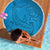 Blue Gradient Polynesia Beach Blanket Hawaiian Tribal Hammerhead Shark Tattoo
