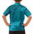 Dark Cyan Gradient Polynesia Family Matching Tank Maxi Dress and Hawaiian Shirt Hawaiian Tribal Hammerhead Shark Tattoo