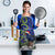 Personalized New Zealand Pukeko Christmas Apron Meri Kirihimete Taniko Ponga Koru Blue - Polynesian Pride