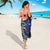 Personalized New Zealand Pukeko Christmas Sarong Meri Kirihimete Taniko Ponga Koru Blue - Polynesian Pride