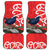 Personalized New Zealand Pukeko Christmas Car Mats Meri Kirihimete Taniko Ponga Koru Red - Polynesian Pride