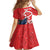 Personalized New Zealand Pukeko Christmas Family Matching Off Shoulder Short Dress and Hawaiian Shirt Meri Kirihimete Taniko Ponga Koru Red - Polynesian Pride