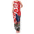 Personalized New Zealand Pukeko Christmas Family Matching Tank Maxi Dress and Hawaiian Shirt Meri Kirihimete Taniko Ponga Koru Red - Polynesian Pride