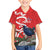 Personalized New Zealand Pukeko Christmas Hawaiian Shirt Meri Kirihimete Taniko Ponga Koru Red - Polynesian Pride