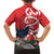 Personalized New Zealand Pukeko Christmas Hawaiian Shirt Meri Kirihimete Taniko Ponga Koru Red - Polynesian Pride