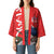 Personalized New Zealand Pukeko Christmas Kimono Meri Kirihimete Taniko Ponga Koru Red - Polynesian Pride