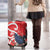 Personalized New Zealand Pukeko Christmas Luggage Cover Meri Kirihimete Taniko Ponga Koru Red - Polynesian Pride