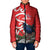 Personalized New Zealand Pukeko Christmas Padded Jacket Meri Kirihimete Taniko Ponga Koru Red - Polynesian Pride