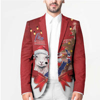 Personalized New Zealand Sheep Christmas Blazer Hipi Meri Kirihimete Silver Fern Xmas Tree - Polynesian Pride