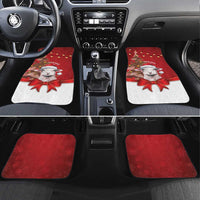 Personalized New Zealand Sheep Christmas Car Mats Hipi Meri Kirihimete Silver Fern Xmas Tree - Polynesian Pride