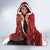 Personalized New Zealand Sheep Christmas Hooded Blanket Hipi Meri Kirihimete Silver Fern Xmas Tree - Polynesian Pride