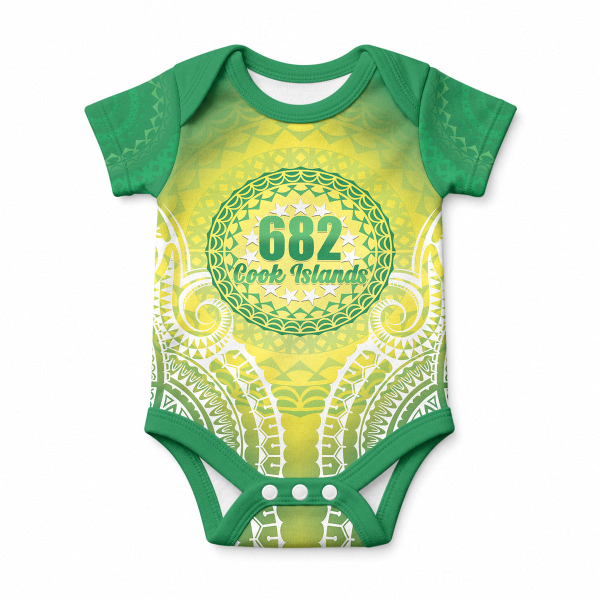 Cook Islands 682 Baby Onesie Kuki 'Airani Area Code Proud